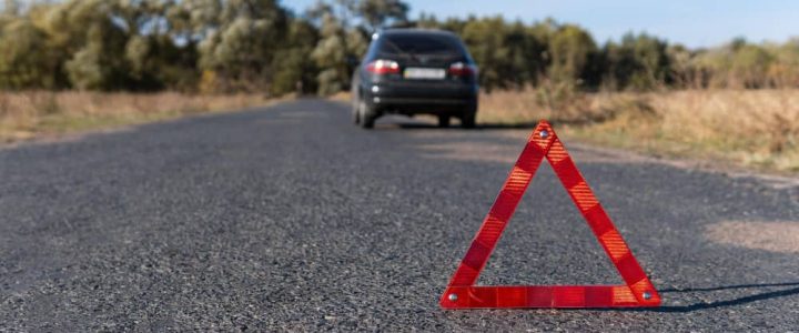 Segnale mobile triangolare di pericolo