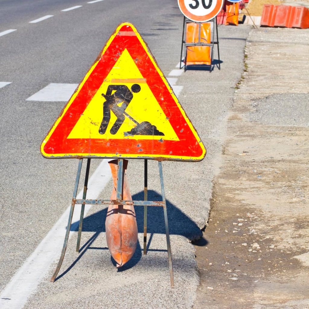Cartelli cantiere stradale