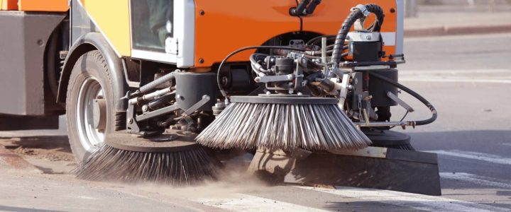 Pulizia meccanica della strada